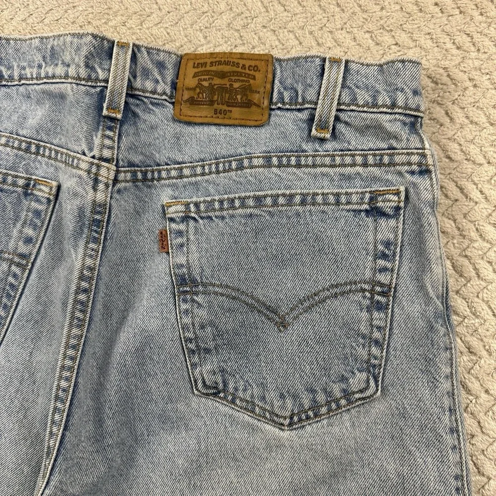 Vintage Levis Orange Tab Mens 36x31 Jeans 540 Light Wash Relaxed Fit 90's Grunge
